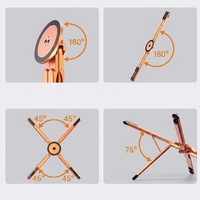 Support multifonctionnel 3-en-1, support de voyage polyvalent pour téléphone, tablette et ordinateur portable avec une grande stabilité