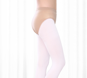 BT00044 biancheria intima da ballo per ragazze, Base di danza professionale estiva per adulti ad angolo piatto color carne, biancheria intima nascosta - Product Image 5