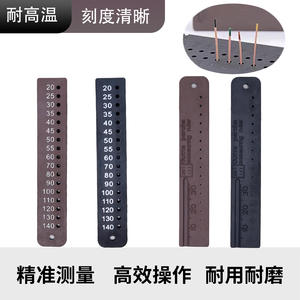 Regla de Medición de Puntas Dentales de Gutapercha Resistente a Altas Temperaturas, Instrumentos Quirúrgicos Dentales para la Medición de la Longitud Apical del Conducto Radicular - Product Image 4