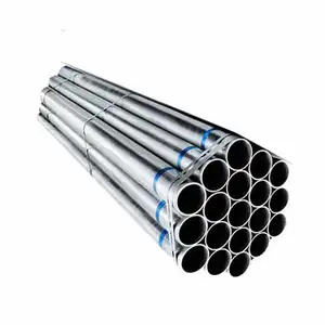 Zinc Coated Steel Tubes And Pipes Scaffolding Tube 43mm Hot Dipped Galvanized Steel Pipe Tube