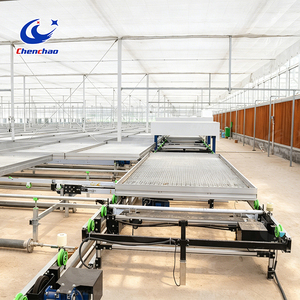 Système de bancs roulants <span class=keywords><strong>en</strong></span> maille pour la logistique des herbes culinaires, lit de culture mobile automatique pour le <span class=keywords><strong>basilic</strong></span>, la menthe et la culture intensiviste d'herbes aromatiques - Product Image 2