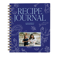 2026 Buku Resep Keluarga Kustom Sampul Kulit Jilid Termal Lembar Lepas Organizer/Planner 100 Lembar PP A4/A5/A6 Memasak
