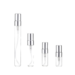 Portable <b>Perfume</b> Pen Tube Spray Bottle Dispenser Bottle Trial Glass <b>Perfume</b> Spray <b>Atomizer</b> Bottle with Aluminum Pump - Product Image 1