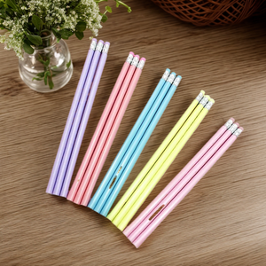 Lápices de madera a granel estándar HB/2B hechos en China para la escuela GRATIS para uso promocional de bocetos de pintura de papelería - Product Image 3