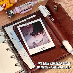 Cuaderno Personalizado M5 para Estudiantes con Páginas Internas Reemplazables, Anillas, Logotipo Personalizado, Color, Regalo de Viaje, Diario con Aspecto de Cuero - Product Image 3