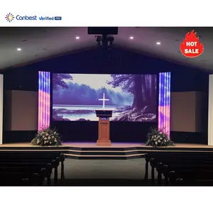 P2.5 2.5Mm Indoor Fixed Led Display Screen Full Color Wall Mounted P1.8 1.8Mm Led Video Wall For Church Store