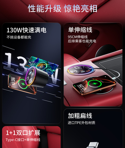 Centro de Carga para Auto Audiosources con Iluminación Ambiental y Perfume para <span class=keywords><strong>NIO</strong></span> ES6 2023-2024 - Product Image 5