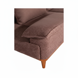 ชุดโซฟาไม้แบบสองที่นั่งสไตล์นาโปลีเชสเตอร์ฟิลด์ที่ทันสมัยสำหรับห้องนอนห้องนั่งเล่นโรงแรมวิลล่าหรือห้างสรรพสินค้า - Product Image 1