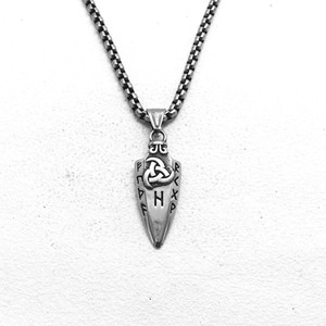 Yunnique Collar con colgante de flecha de acero inoxidable, joyería unisex de moda, accesorio de moda - Product Image 5