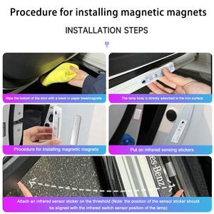 7 đầy màu sắc Led Xe cổng mở cửa ánh sáng cảm biến hồng ngoại ánh sáng từ tính không dây nhấp nháy ánh sáng cảnh báo đèn cho xe xe tải - Product Image 4