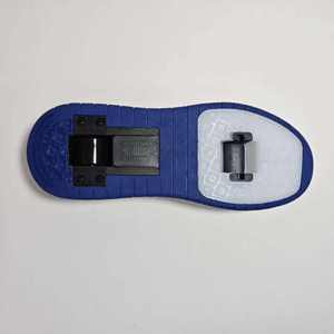 Patines de Ruedas para Niños con 1 Rueda, Suelas de Material EVA, Duraderas y Cómodas, Color Azul, Moda Deportiva, Estilo Moderno para Exteriores - Product Image 2