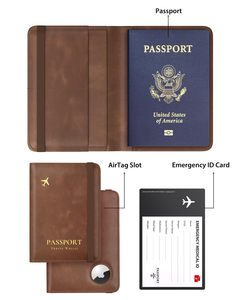 Bán buôn du lịch tài liệu Organizer RFID chặn Wallet PU <span class=keywords><strong>Leather</strong></span> Cover trống hộ chiếu chủ - Product Image 2