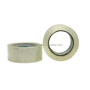 Golden supplier embalagem transparente clear bopp opp packing tape natural rubber adhesive slitting machine