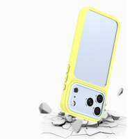 Coque arrière transparente antichoc 3-en-1 en TPU avec protection d'objectif pour iPhone 18 Pro Max 17 Air 16 15 Plus