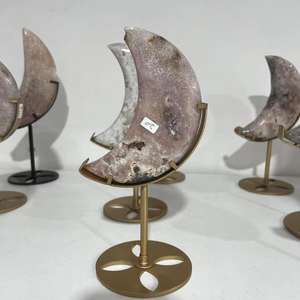 Cristallo naturale pietre curative <span class=keywords><strong>rosa</strong></span> ametista <span class=keywords><strong>luna</strong></span> <span class=keywords><strong>luna</strong></span> <span class=keywords><strong>di</strong></span> cristallo <span class=keywords><strong>di</strong></span> alta qualità per la decorazione - Product Image 6