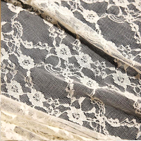 Tissu en maille de polyester à dentelle florale classique pivoine, directement de l'usine, pour robes féminines, lingerie, robes de mariée et décoration, vente en gros