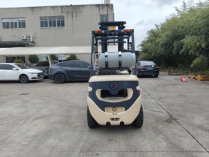 חם ג 'יפ ג' אקואה 3 טון lpg מלגזה 6 מ 'טריפלקס חינם מלא מעלית תדלוק בנזין מלגזה עם מנוע יפני - Product Image 3