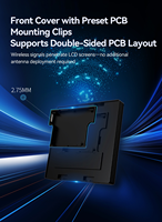 Kit d'écran LCD frontal DWIN 4 pouces 480*480 86-Box, écran tactile intelligent IPS, thermostat, panneau tactile capacitif noir intégré 2.5D