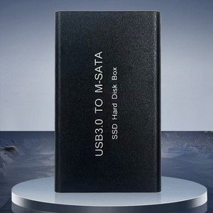 Caja de disco duro M-SATA SSD, USB 3,0 a carcasa externa M-SATA para unidades de 128GB, 256GB, 512GB, 1TB y 2TB - Product Image 1