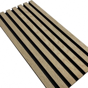 Paneles Acústicos de Madera de Roble Modernos, Paneles de Pared de Madera para Hoteles, Salas de Estar, Dormitorios, Apartamentos, Solución de Diseño Gráfico - Product Image 3