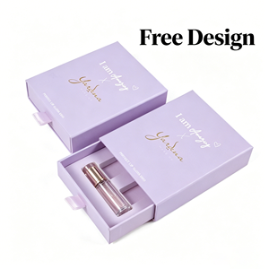 Captivating Charming Premium Custom Pastel Cosmetic Drawer Lip <b>Gloss</b> <b>Paper</b> Box with Eva Insert - Product Image 2
