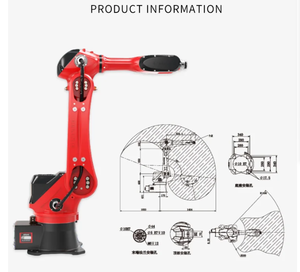 Nuevo Robot Colaborativo de 4 Ejes con Brazo Robótico 1508, Controlador de Soldadura 220V, 1500mm, 8 Kg, Automatización para Restaurantes y Comercio Minorista - Product Image 4