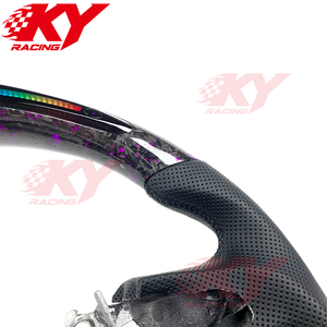 Volante Deportivo de Fibra de Carbono Forjado con LED Personalizado para Infiniti Q50 Q60s QX50 2013-2021, para G37 G35 Q60 Q70 - Product Image 2