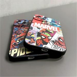 เคสโทรศัพท์ TPU ป้องกันเต็มขอบลายการ์ตูนสไปเดอร์แมน <span class=keywords><strong>Marvel</strong></span> สไตล์แฟชั่น พร้อมโลโก้สั่งทำ สำหรับ iPhone 17 16promax ดีไซน์เท่ห์ - Product Image 6