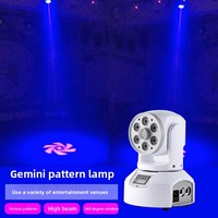 KTV Smart Moving-Head Private Raum leuchten Twin-Star Laser Mini Beam Pattern Wasch lichter LED DMX512 Sound-Activated Warm White