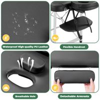 Meilleures tables de massage portables, salon de beauté, spa facial, lit de massage pliable, lit pour extensions de cils, table de massage