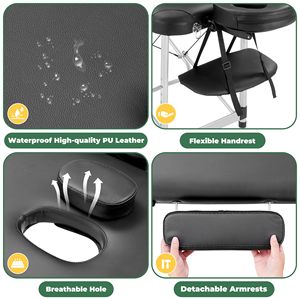 Meilleures tables de massage portables, <span class=keywords><strong>salon</strong></span> de beauté, spa facial, lit de massage pliable, lit pour extensions de cils, table de massage - Product Image 2