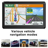 Reproductor de coche con pantalla táctil de 7 pulgadas, navegación GPS para coche con mapas gratuitos Wince 6,0, navegación GPS para camión, navegador GPS para coche