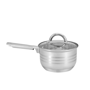 Juegos de utensilios de cocina, ollas y sartenes básicas de acero inoxidable de 12 piezas plateadas - Product Image 4