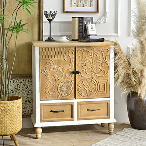 Mueble de Madera Maciza de Diseño Nuevo, Estilo Antiguo, para Sala de Estar o Entrada, con Puertas y Cajones, para Uso en Hoteles y Apartamentos - Product Image 2