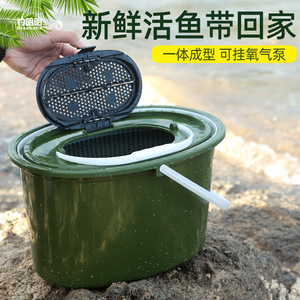 ถังตกปลาสองชั้น Diaohaha พร้อมปั๊มออกซิเจนสำหรับเก็บปลาเป็นๆ - Product Image 5