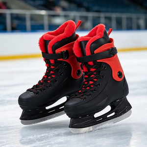Patins à glace pour adultes, étudiants, débutants, bottes de patinage en acier au carbone pré-affûtées, taille 36-45 - Product Image 1