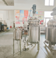 Cuve de fermentation industrielle d'acier inoxydable de BLS 50L à l'équipement de bioréacteur de bactéries 2000L
