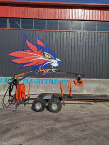 임업 기계 용 유압 atv 목재 통나무 트레일러 로더 크레인 원격 제어 윈치 - Product Image 6