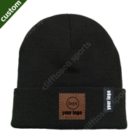 Bonnet tricoté chaud et tendance pour femme, couleur unie, avec logo brodé, nouveau motif camouflage à pois, lettre de dessin animé, argyle, idéal pour la plage