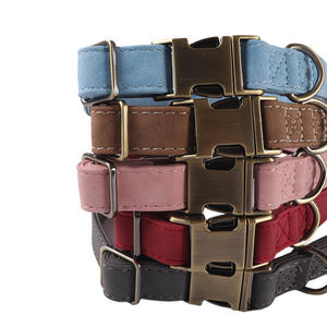 Collares de perro de cuero elegantes y duraderos de lujo, suaves y elegantes, para uso en interiores y exteriores para viajes en casa - Product Image 6