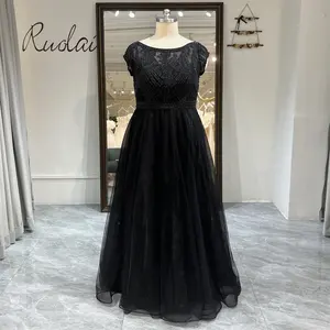 Ruolai-Vestido largo de fiesta de noche para mujer, elegante, con cuentas, 2022