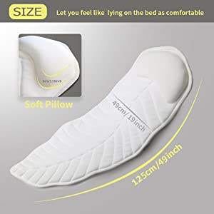 Tapis d'oreiller de bain Spa complet OEM, <span class=keywords><strong>coussin</strong></span> de <span class=keywords><strong>luxe</strong></span> pour matelas de <span class=keywords><strong>baignoire</strong></span> avec grandes ventouses - Product Image 4