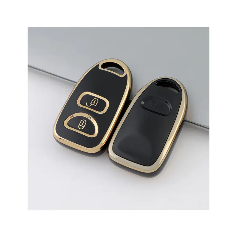 TPU กรณีกุญแจรถ FOB อุปกรณ์เสริมสําหรับ Hyundai Kia เก่า Key 2 ปุ่ม