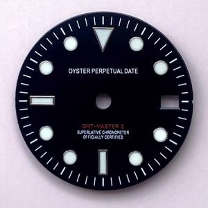 Nuevo NH34GMT con esfera luminosa azul verdosa mejorada, esfera metálica de 28.5 mm y piezas impresas para reloj - Product Image 5