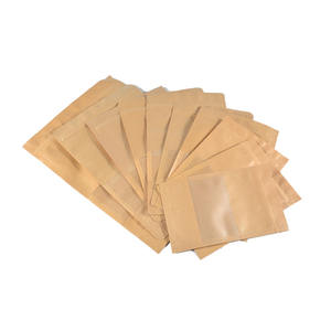 250 Gam 100 Gam Snack/Trà/Cà Phê/Gạo Thực Phẩm Lớp Ziplock Stand Up Pouch Kraft Bao Bì Túi Giấy Với Cửa Sổ - Product Image 1