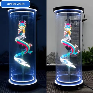 Ventas directas de fábrica <span class=keywords><strong>2</strong></span> Mini vitrinas holográficas cilíndricas de alta definición 1X3 32cm Otros equipos de publicidad - Product Image 6