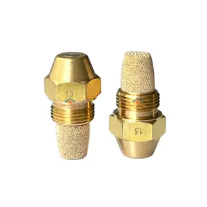 เครื่องกรองเสียงรบกวนต่ำทองเหลือง,1/4 "9/16" สเปรย์ละอองน้ำทรงกรวยเต็ม/กลวงทำความเย็น/ความชื้น/Waster Air Burner หัวฉีดน้ำมัน