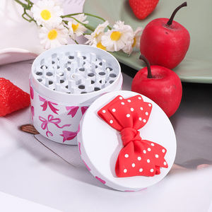 Molinillo de hierbas con lazo rosa de 63 mm con logotipo personalizado, aleación de Zinc clásica para fumar, accesorio de regalo para mujeres o niñas - Product Image 4