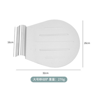 Grattoirs et lève-pâte multifonctionnels en métal avec manche tubulaire pour la manipulation des crustes de <span class=keywords><strong>pizza</strong></span> et de tarte faites <span class=keywords><strong>maison</strong></span> - Product Image 6