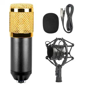 2024 nouvelle carte son V8 avec microphone BM800 pour microphone à condensateur Audio Mic Studio chantant microphone à condensateur bm800
